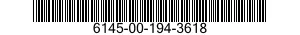 6145-00-194-3618  6145001943618 001943618
