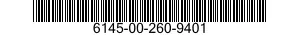 6145-00-260-9401  6145002609401 002609401