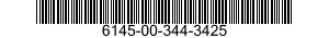 6145-00-344-3425  6145003443425 003443425