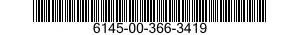 6145-00-366-3419  6145003663419 003663419