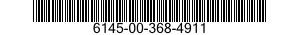 6145-00-368-4911  6145003684911 003684911