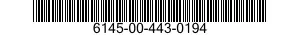 6145-00-443-0194  6145004430194 004430194