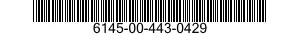 6145-00-443-0429  6145004430429 004430429