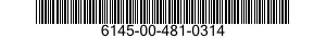 6145-00-481-0314 WIRE,ELECTRICAL 6145004810314 004810314