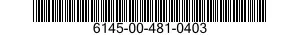 6145-00-481-0403  6145004810403 004810403