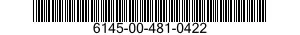 6145-00-481-0422  6145004810422 004810422