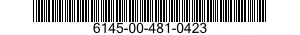 6145-00-481-0423  6145004810423 004810423