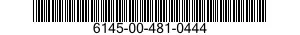 6145-00-481-0444  6145004810444 004810444