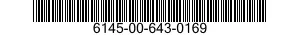 6145-00-643-0169 WIRE,ELECTRICAL 6145006430169 006430169