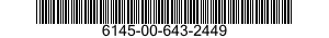 6145-00-643-2449  6145006432449 006432449