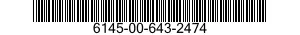 6145-00-643-2474  6145006432474 006432474