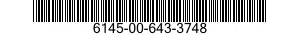 6145-00-643-3748  6145006433748 006433748