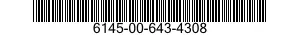 6145-00-643-4308  6145006434308 006434308