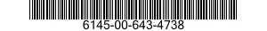 6145-00-643-4738 WIRE,ELECTRICAL 6145006434738 006434738