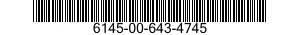 6145-00-643-4745 WIRE,ELECTRICAL 6145006434745 006434745