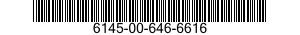 6145-00-646-6616 CABLE,SPECIAL PURPOSE,ELECTRICAL 6145006466616 006466616