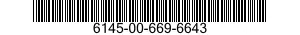 6145-00-669-6643  6145006696643 006696643
