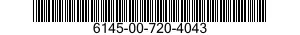 6145-00-720-4043  6145007204043 007204043