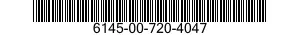 6145-00-720-4047  6145007204047 007204047