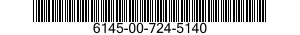 6145-00-724-5140  6145007245140 007245140