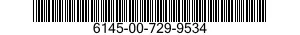 6145-00-729-9534  6145007299534 007299534