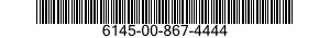 6145-00-867-4444  6145008674444 008674444