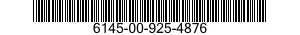 6145-00-925-4876  6145009254876 009254876