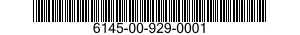 6145-00-929-0001  6145009290001 009290001