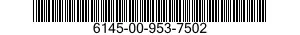 6145-00-953-7502  6145009537502 009537502