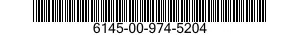 6145-00-974-5204  6145009745204 009745204
