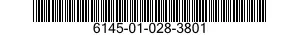 6145-01-028-3801  6145010283801 010283801