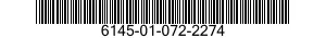 6145-01-072-2274 WIRE,ELECTRICAL 6145010722274 010722274