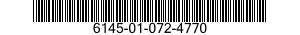 6145-01-072-4770  6145010724770 010724770