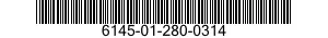 6145-01-280-0314  6145012800314 012800314