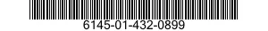 6145-01-432-0899 CONDUCTOR,SUPPRESSION,ELECTRICAL NOISE 6145014320899 014320899