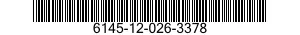 6145-12-026-3378  6145120263378 120263378