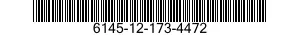 6145-12-173-4472 CABLE,POWER,ELECTRICAL 6145121734472 121734472