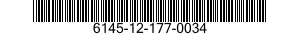 6145-12-177-0034 CABLE,POWER,ELECTRICAL 6145121770034 121770034