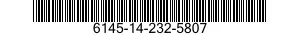 6145-14-232-5807 CABLE,POWER,ELECTRICAL 6145142325807 142325807