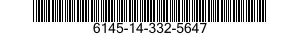 6145-14-332-5647  6145143325647 143325647