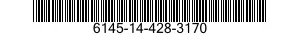 6145-14-428-3170 CABLE ASSEMBLY,SPECIAL PURPOSE,ELECTRICAL 6145144283170 144283170