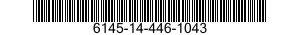 6145-14-446-1043 CABLE,POWER,ELECTRICAL 6145144461043 144461043