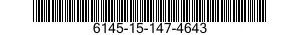 6145-15-147-4643 CABLE,SPECIAL PURPOSE,ELECTRICAL 6145151474643 151474643