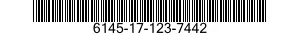 6145-17-123-7442 CABLE,POWER,ELECTRICAL 6145171237442 171237442