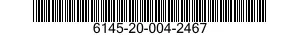 6145-20-004-2467 CABLE,SPECIAL PURPOSE,ELECTRICAL 6145200042467 200042467