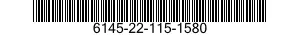 6145-22-115-1580 CABLE ASSEMBLY,SPECIAL PURPOSE,ELECTRICAL 6145221151580 221151580