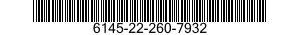 6145-22-260-7932  6145222607932 222607932