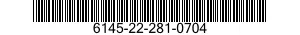 6145-22-281-0704 WIRE,ELECTRICAL 6145222810704 222810704