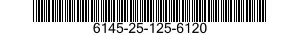 6145-25-125-6120 CABLE,TELEPHONE 6145251256120 251256120