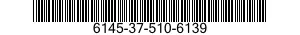 6145-37-510-6139 CABLE,RUBBER INSULA 6145375106139 375106139